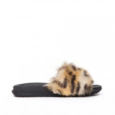 Kids Supply - Faux Fur Slides Leopard by KK