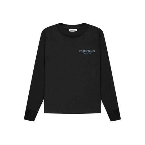 FOG Essentials Kids Long Sleeve T-shirt Black/Stretch Limo