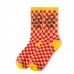 ASSC Broken Ankle Socks - Yellow Checkerboard