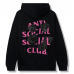 Anti Social Social Club Corn Cheese Black Roses Hoodie