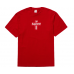 Supreme Cross Box Logo Tee Red 