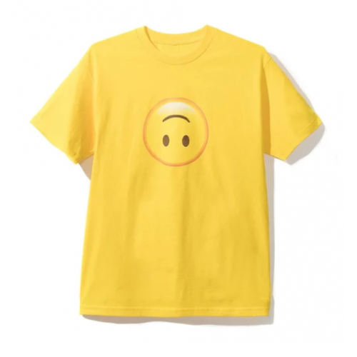 ASSC White Logo smile emoji HMU Yellow Tee