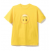 ASSC White Logo smile emoji HMU Yellow Tee