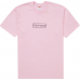 Supreme KAWS Chalk Logo Tee Light Pink