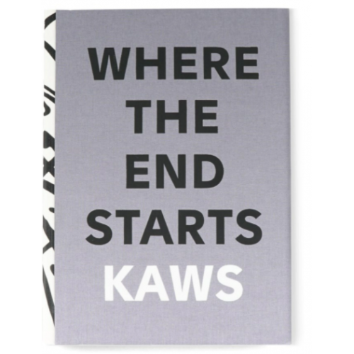 KAWS Where The End Starts Hardcover Book Grey