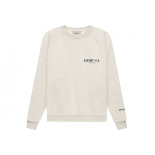 FOG Essentials Core Collection Pullover Crewneck Light Heather Oatmeal