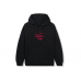 Anti Social Social Club A Fire Inside Pink Flame Hoodie Black