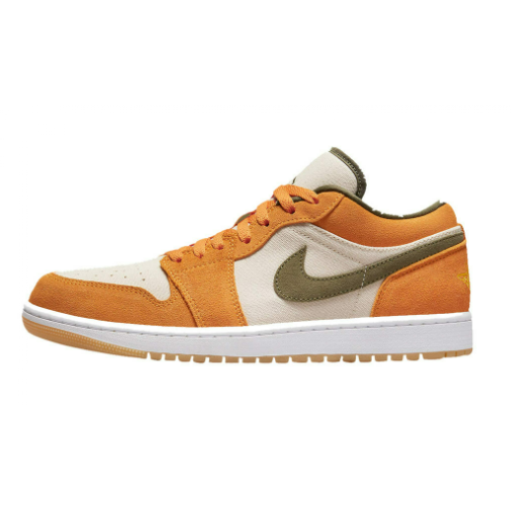 Orange jordan on sale 1 low