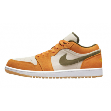 Jordan 1 Low Orange Olive