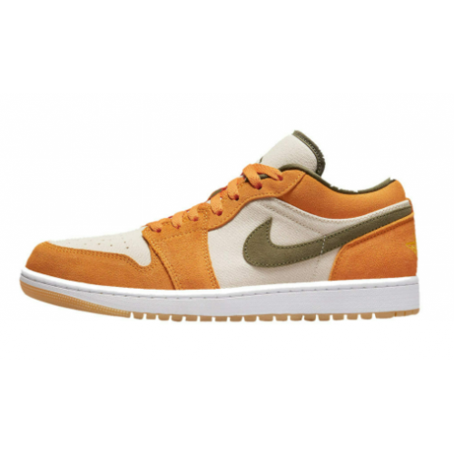 Orange air hotsell jordan 1 low