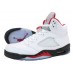 Air Jordan 5 Retro White Fire Red