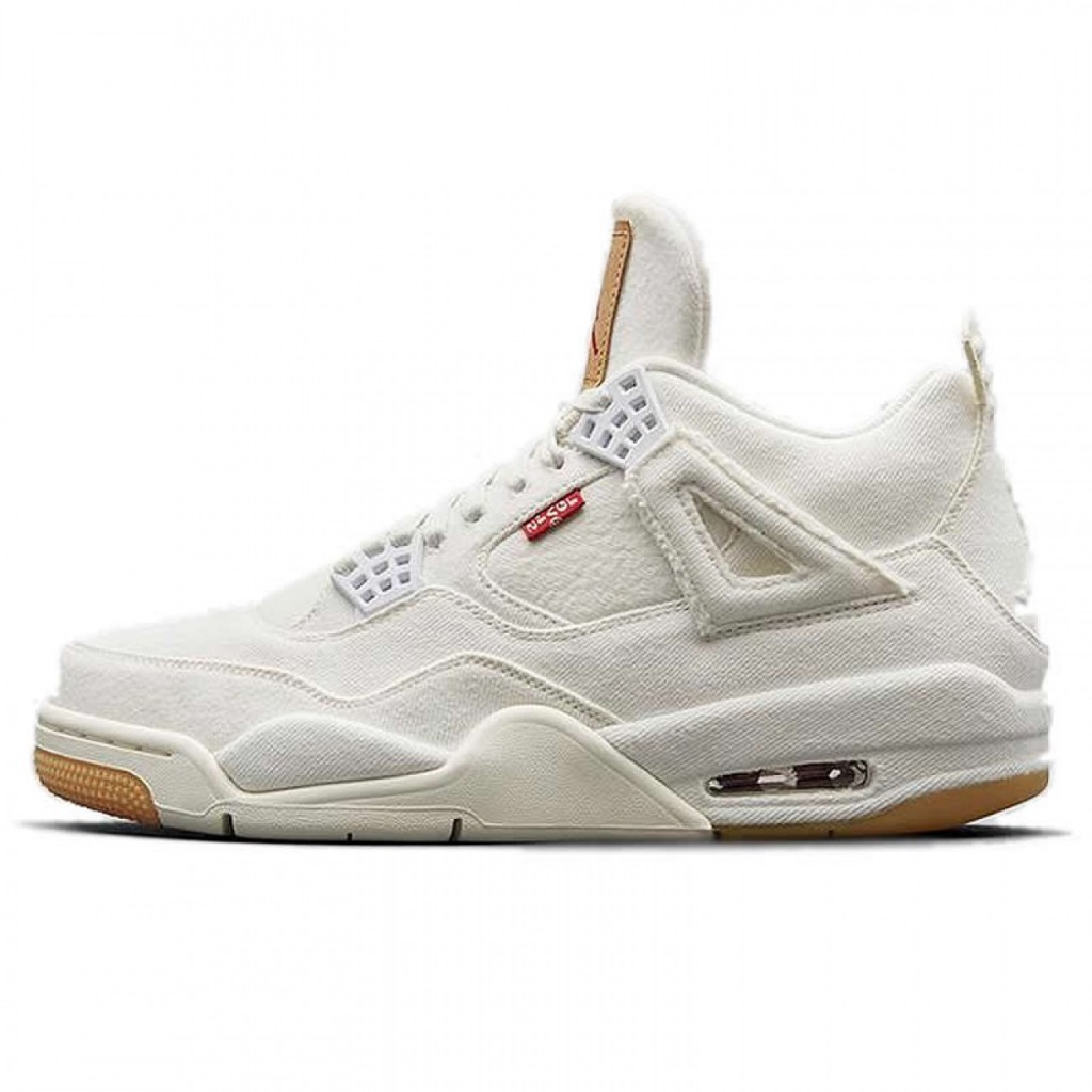 air jordan 4 retro levi's white