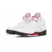 Air Jordan 5 Retro White Fire Red