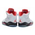 Air Jordan 5 Retro White Fire Red