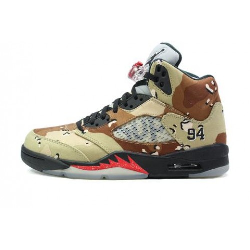 Air Jordan 5 Supreme Desert Camo