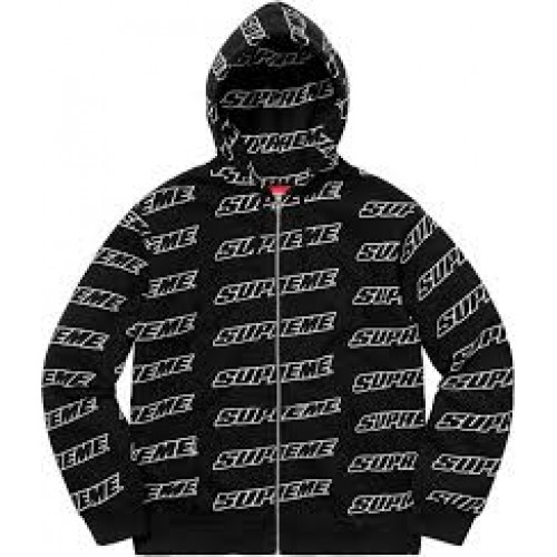 Supreme  Repeat Zip Up Hoodie