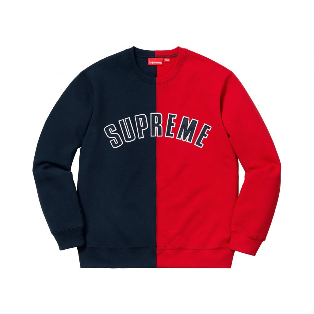 Supreme Crewneck Sweat Shirt Navy Youbetterfly