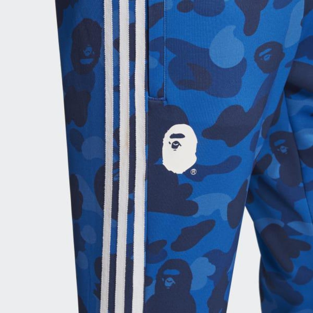 bape adidas track pants