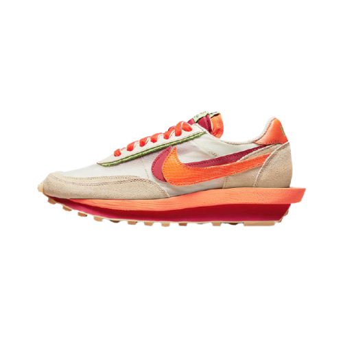 Nike LD Waffle sacai CLOT Net Orange Blaze