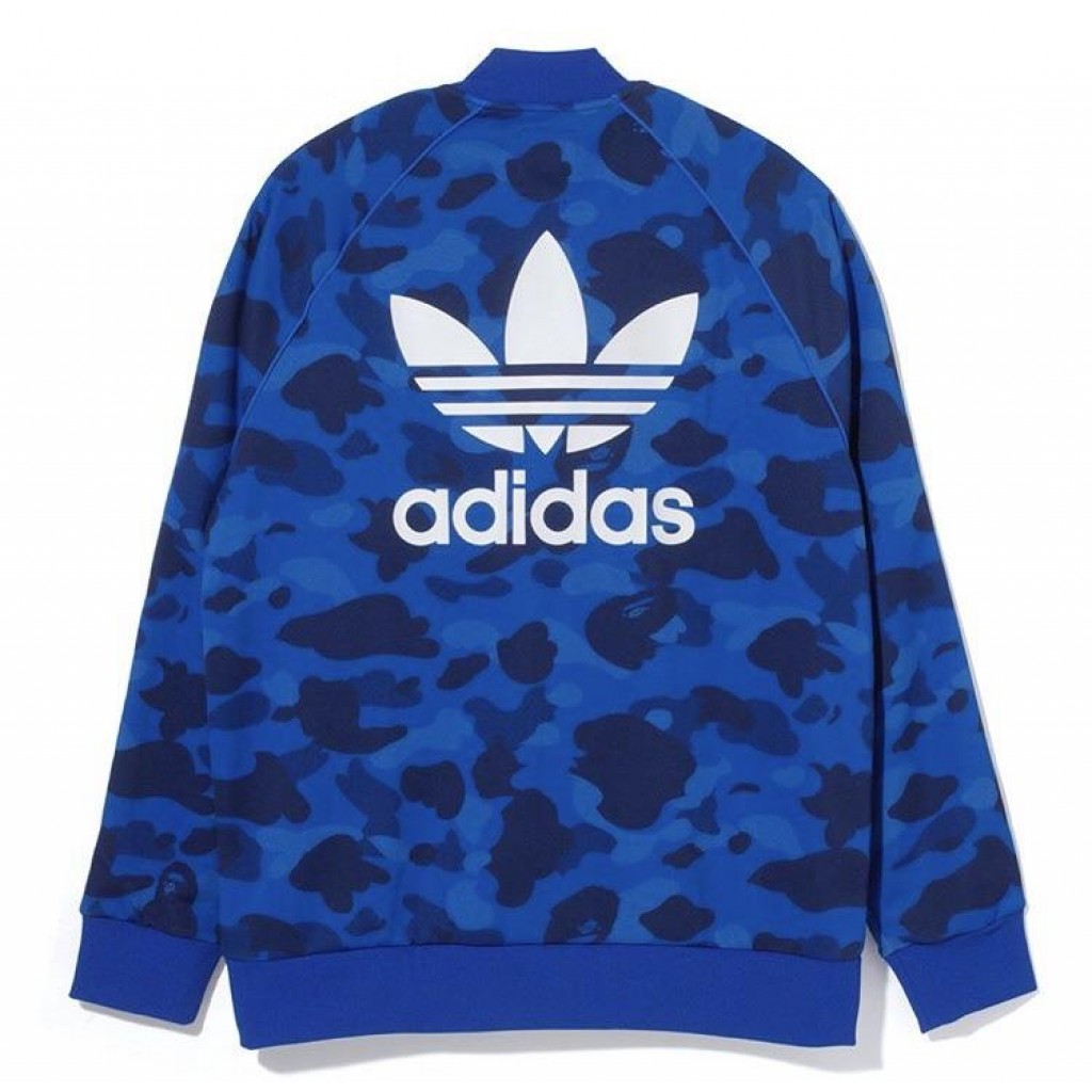 bape adidas track jacket