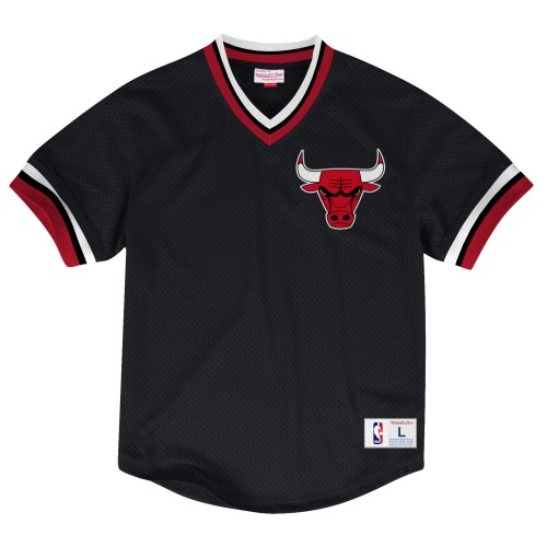 Mesh V-Neck Top Chicago Bulls by youbetterfly