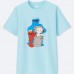 KAWS x Uniqlo Sesame Street All Blue