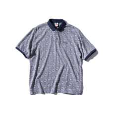 SUPREME NIKE JACQUARD POLO NAVY