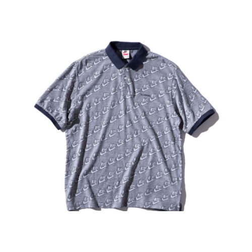 SUPREME NIKE JACQUARD POLO NAVY