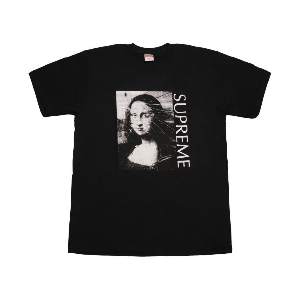 Supreme Mona Lisa Tee Black youbetterfly