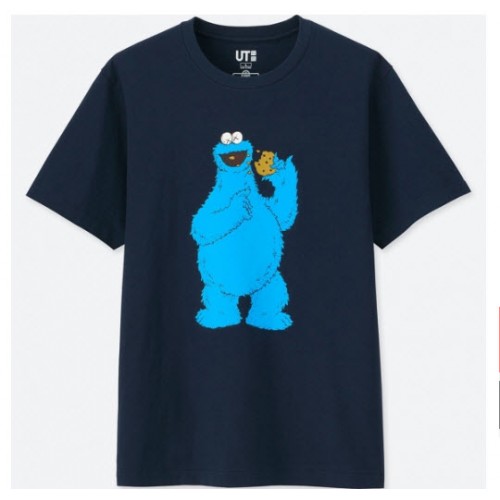 KAWS x Uniqlo Sesame Street Cookie Monster - Blue