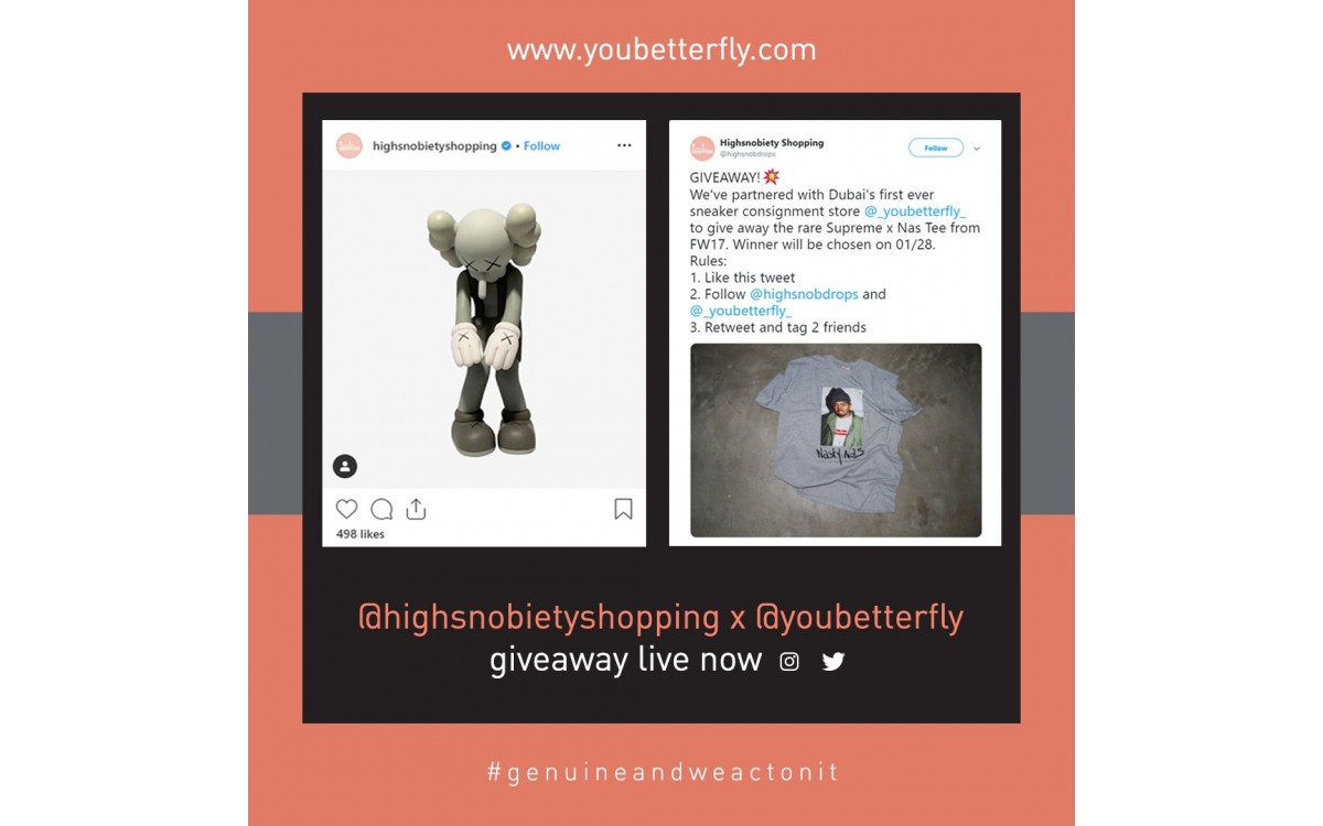 youbetterfly x highsnobiety giveaway