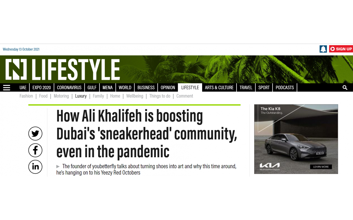 How Ali Khalifeh is boosting Dubai's 'sneakerhead' community, even in the pandemic