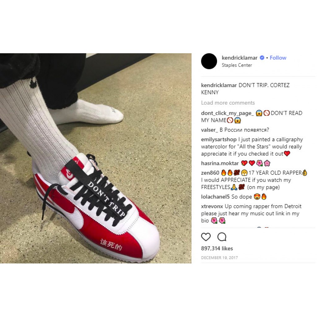 Nike Cortez Kenny 2 Chinese - by Youbetterfly